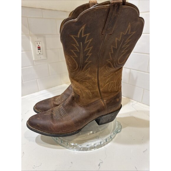 Ariat Womens Heritage Western Boot Size: US 10 Style: 10001021 Pre-Owned - Picture 4 of 16